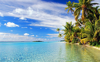 Lagoon, Serene waters, Peaceful retreat, Tranquil scenery HD wallpaper