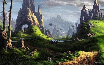 Alien Planet HD wallpaper