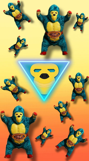 Kemonito, AAA, tuning, naranja, qemonito, tendencia, cool, monito, pattern, mono, blue, tik tok, tiktok, figuras, quemonito, lucha, fyp, lucha libre HD phone wallpaper
