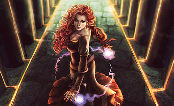 Fantasy, Magic, Girl, Balls, Hall HD wallpaper