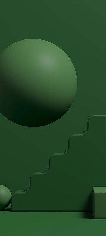 Green pattern, sky, ceiling HD phone wallpaper