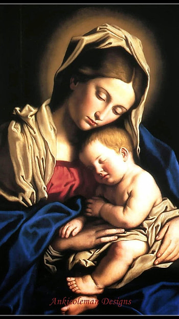 Mother Mary, Mother Mary God HD phone wallpaper