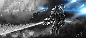 cyborg robot cool war - HD wallpaper