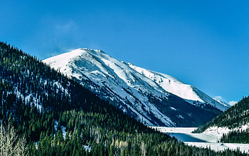 Snow Capped Mountains Daylight , mountains, snow, nature HD wallpaper