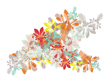surf style flowers, beatiful, colourful flowers, surf flowers, surf HD wallpaper