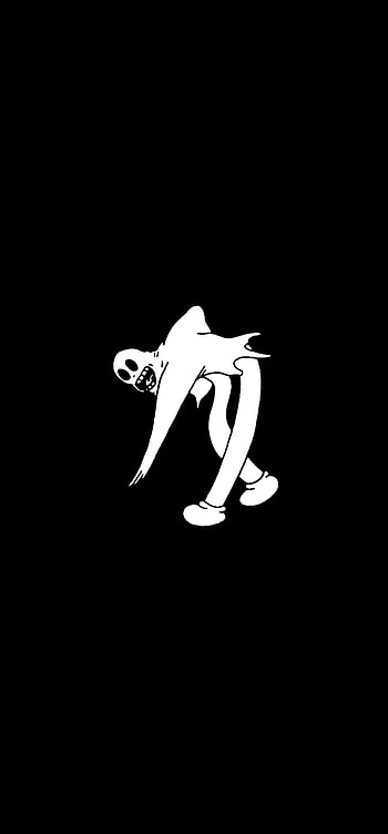 Ghostemane, amoled, art, cartoon HD phone wallpaper