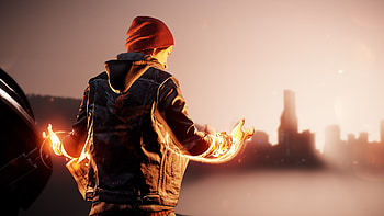inFAMOUS: Second Son, Striking , Captivating backgrounds, Gaming aesthetics HD wallpaper