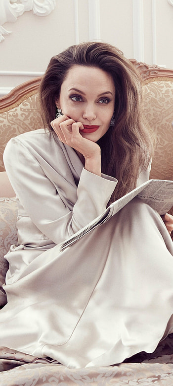Elle 2019, Angelina Jolie HD phone wallpaper