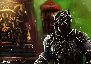 Black Panther Wakanda King Artwork, black-panther, movies, artist, deviantart, digital-art, artwork HD wallpaper