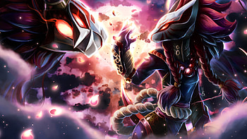 LOL fan splash, Bloodmoon Kindred, ArtStation HD wallpaper