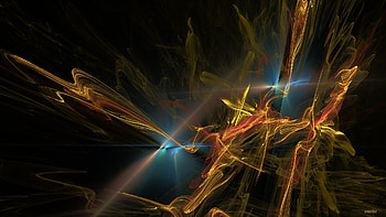 Electric Universe, electric, abstract, fractals, universe, space, CG, beauty, dark HD wallpaper