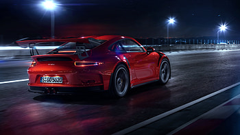 PORSCHE GT3 RS CGI Rear, porsche-gt3, porsche, cars, behance HD wallpaper