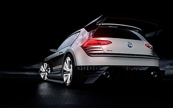 Volkswagen, Cars, Concept, Back View, Rear View, Style, Gti HD wallpaper