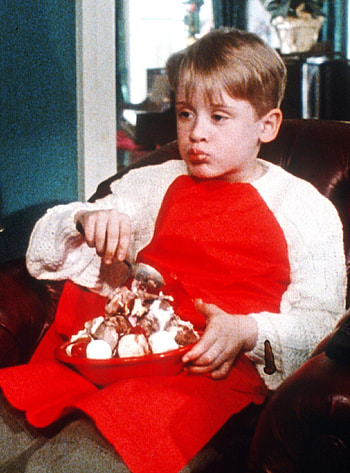 Home Alone, Macaulay Culkin, Food HD phone wallpaper