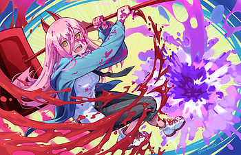 Power Unleashed: Chainsaw Man Anime, Power (Chainsaw Man), Anime, Chainsaw Man HD wallpaper