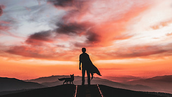 The Little Prince Silhouette, silhouette, artist, artwork, digital-art HD wallpaper