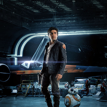 Star wars: the last jedi, Oscar Isaac, poe dameron, 2017 movie HD phone wallpaper