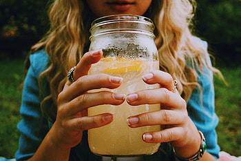 Food, Drops, Bank, Hands, Jar, Drink, Beverage HD wallpaper