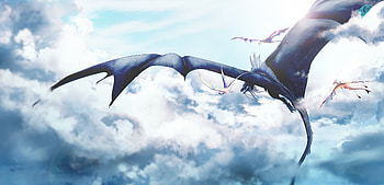 Dragons Morning Ride , dragon, artist, artwork, digital-art, deviantart HD wallpaper