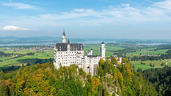 Faten, Schloss Neuschwanstein, Ausblick HD wallpaper