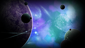 Planets, Universe, Shine, Light, Galaxy, Lots Of, Multitude HD wallpaper