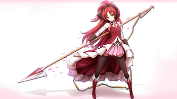 Kyoko Sakura, Anime character, Magical girl, Puella Magi Madoka Magica HD wallpaper