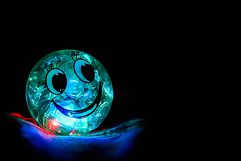 Dark, Smile, Backlight, Illumination, Ball, Happiness HD wallpaper