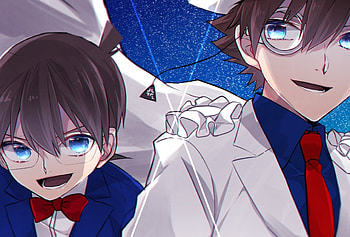 Magic Kaito anime, Embedded Detective Conan, Intriguing collaboration, Engaging storyline HD wallpaper