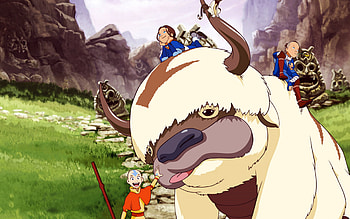 Last Airbender cast, Anime , Iconic characters, Artistic representation HD wallpaper
