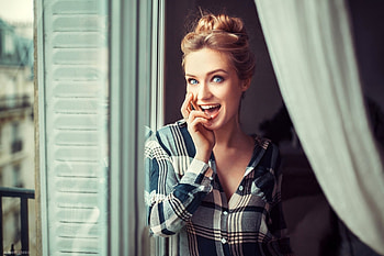 Smiling Model, Smiling, women, model, girl HD wallpaper