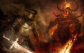 Demons Angel Displaying For Angels Vs War . HD wallpaper