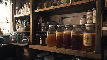 Kombucha Oasis: A Ultra Adventure, kombucha, jar HD wallpaper
