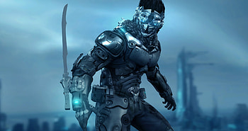 Fantasy, Cyberpunk, Mask, Chio, Guesscui HD wallpaper