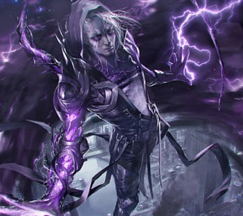 Chaos, black, grey, lighting, art, man, dark, purple, fantasy, abstract, rude, male HD wallpaper