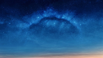 Blue Dawn Halo Scifi Nebula Space Digital Art, artist, artwork, digital-art, nebula, space, digital-universe, deviantart HD wallpaper