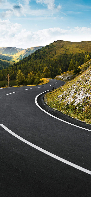 Nockalm Road, Austria HD phone wallpaper