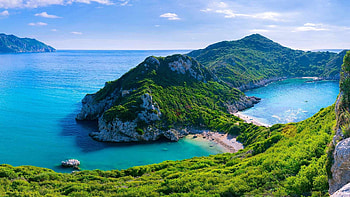 Corfu Island, Family-friendly beaches, Luxury villas, Perfect retreat HD wallpaper