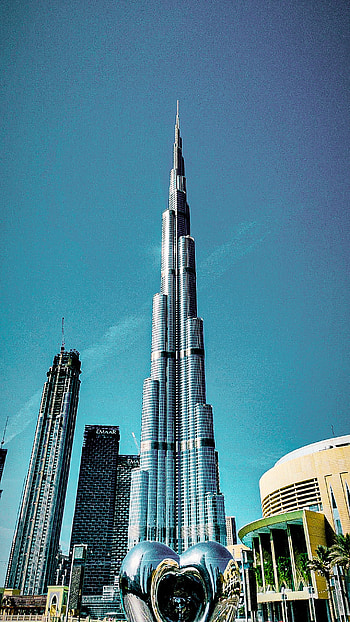 BURJ KHALIFA, SKY, HIGH HD phone wallpaper