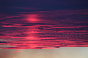 Red Pink Burning Clouds , clouds, pink, red, nature HD wallpaper