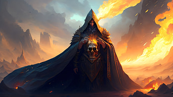 God of Death, AI Art HD wallpaper