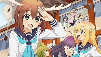 My Deer Friend Nokotan, Anime, My Deer Friend Nokotan, Noko Shikanoko, Torako Koshi, Anko Koshi HD wallpaper
