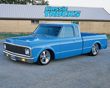 Chevy Extended , blue, classic, gm, truck HD wallpaper