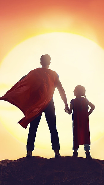 Fathers Day, Dad, Superhero HD phone wallpaper
