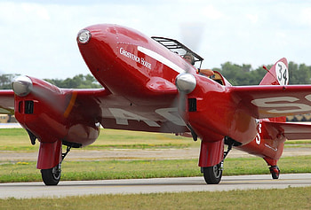 De Havilland DH-88 Comet (replica).., de, comet, racer, 88, dh, replica, havilland HD wallpaper