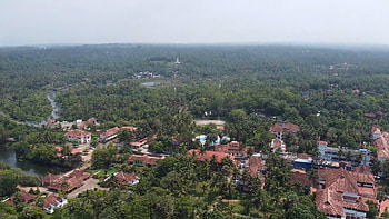 Trivandrum Backwaters, Trivandrum, drone, India, Kerala, graphy HD wallpaper