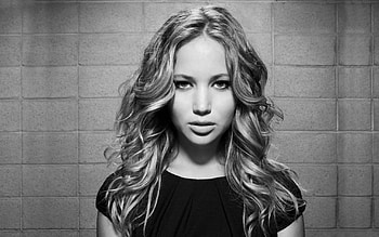 Jennifer Lawrence, celebrity, black and white, beautiful, people, actresses HD wallpaper