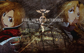 Fullmetal Alchemist, anime, edward elric, metal, brothers, alchemist, alphonse elric HD wallpaper