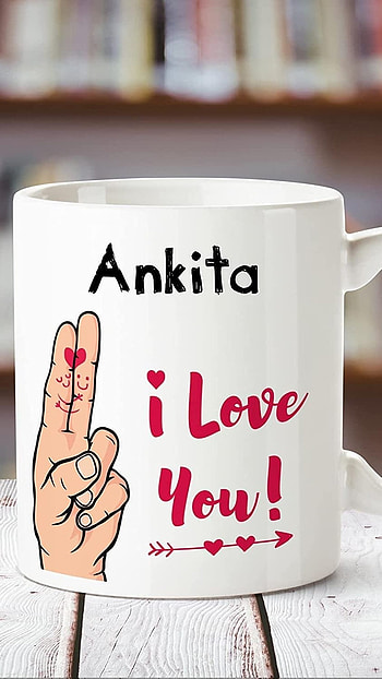 A Name, Love, Ankita, mug HD phone wallpaper