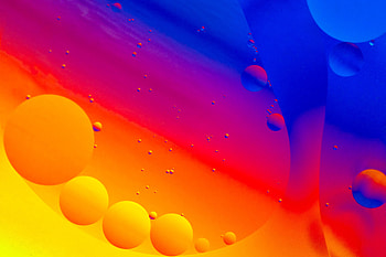 Abstract, Water, Bubbles, Multicolored, Motley, Gradient HD wallpaper