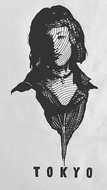 Tokyo sketch, sketch, tokyo, money heist HD phone wallpaper